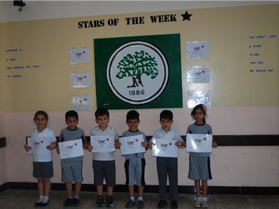 Young Students at Suleimaniah Earn Star of the Week Certificates